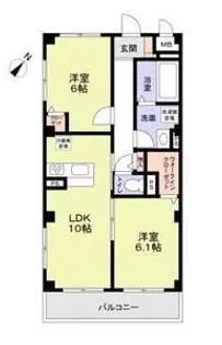 フィレ・デ・フルール【1階】の間取り