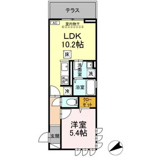 GRAND STATION 宮上II【1階】の間取り