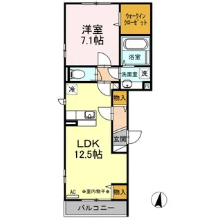 カサ・デ・アンジェラ【2階】の間取り