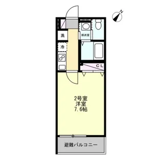T&Fレジデンス南林間A【2階】の間取り
