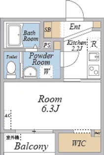 カサデルソルⅥ【3階】の間取り