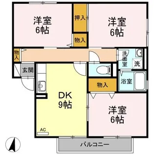 ステージ A【2階】の間取り