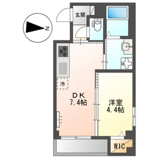 アプリコットC【3階】の間取り