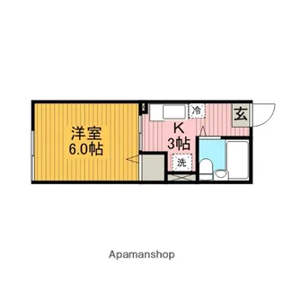 シティハイム セルティア【1階】の間取り