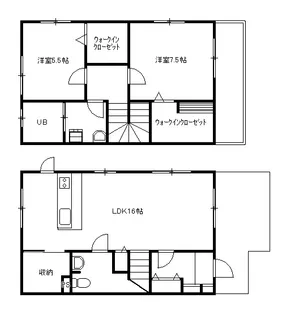 パークサイド ミキ【105号室】の間取り