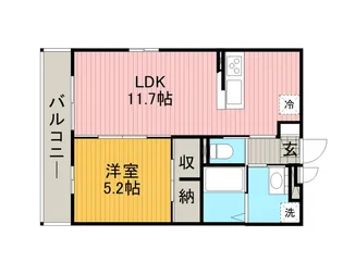 リブリ・アイリス【2階】の間取り