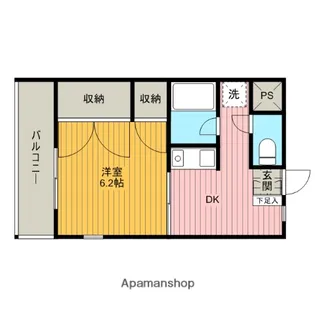 ピアレス中央林間【2階】の間取り