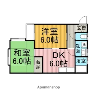 TAISHOYAハイツ【1階】の間取り