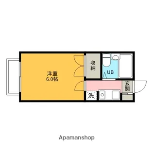 ハイムさんきパート10【1階】の間取り