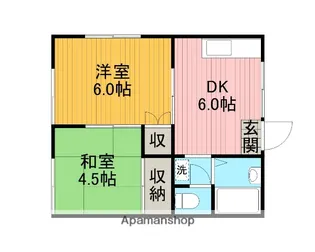 メゾン林間1【1階】の間取り