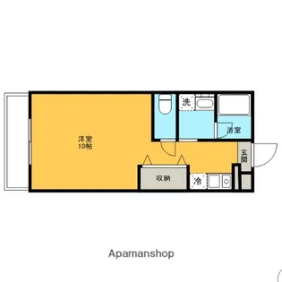オークハイツ・鶴間【3階】の間取り