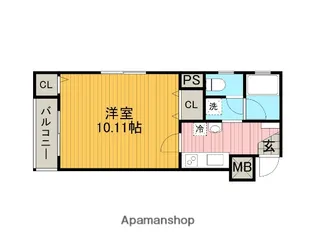 ヴェルファーレ彩【1階】の間取り