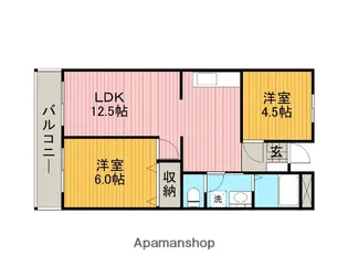 服部ビル【3階】の間取り
