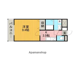 ジュエル【3階】の間取り