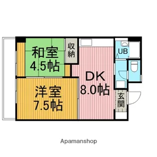 イーストコープ【1階】の間取り