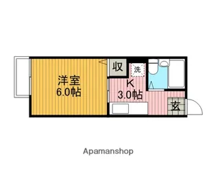 シティハイムKATO【1階】の間取り