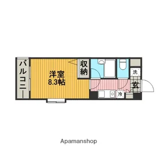 第一芙蓉ハイツ【2階】の間取り