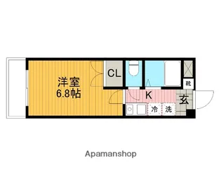 メルローズハイツ【2階】の間取り