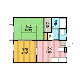エステートピア原4【1階】の間取り