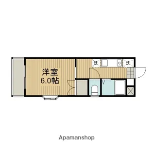 グリーンハウス【201号室】の間取り