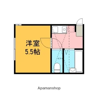 1Kの間取り画像