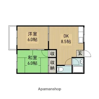 リバーサイドヴィラⅡ【202号室】の間取り
