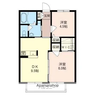 ヴァンヴェール21【1階】の間取り