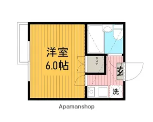 ユタカハイツ相模台【1階】の間取り