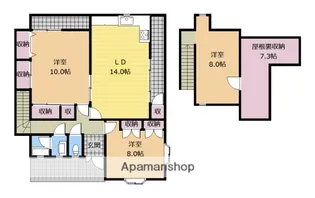 プチエンジェル【203号室】の間取り