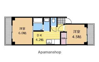 メゾン・ド・GEN【3階】の間取り