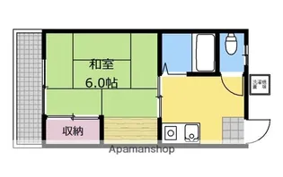 境川コーポ【202号室】の間取り