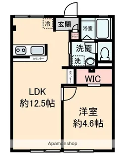 神奈川県相模原市南区鵜野森3丁目【アパート】の間取り