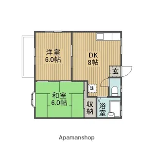 第二リバーストーン【2階】の間取り