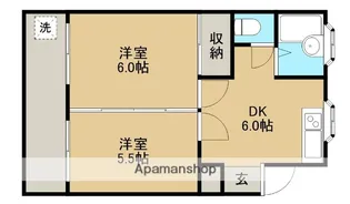 神奈川県相模原市中央区千代田1丁目【マンション】の間取り