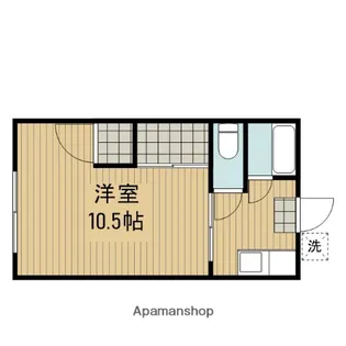 コーポ山田【1階】の間取り