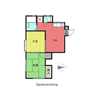ウィングス原宿【2階】の間取り