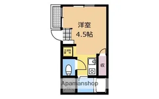 トータスハウス【402号室】の間取り