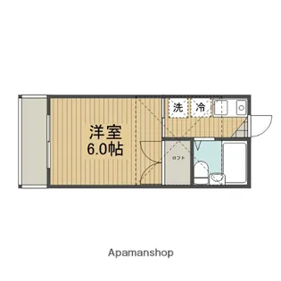 メゾンパレット【205号室】の間取り