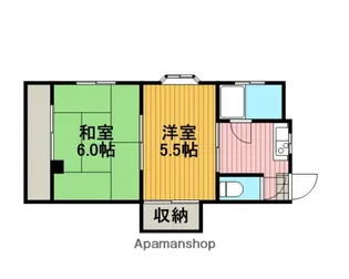 チェリーハイツ【203号室】の間取り