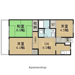 神奈川県相模原市中央区淵野辺2丁目【マンション】の間取り