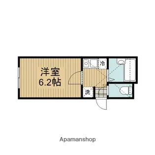 シティハイム大野【1階】の間取り