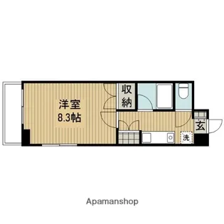 マンションマーダン【1階】の間取り