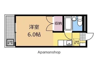 第2アメニティーハウス【205号室】の間取り