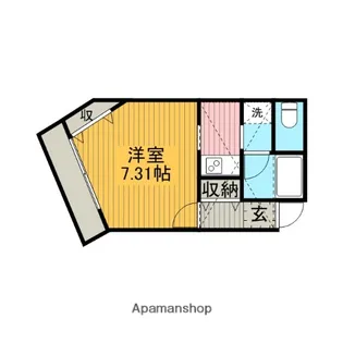 神奈川県相模原市南区上鶴間6丁目【アパート】の間取り
