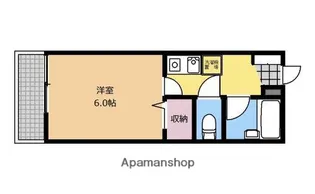 ボナール東林間【203号室】の間取り