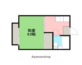 コーポホワイト【2階】の間取り