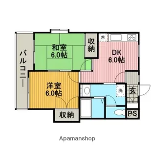 プチメゾン木曽パートⅠ【101号室】の間取り