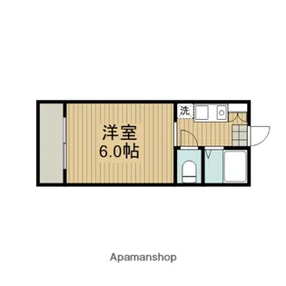 クレスト【3階】の間取り