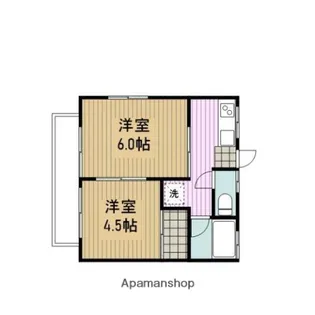 コーポ石川【201号室】の間取り