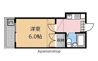 THE VOYAGER【203号室】の間取り